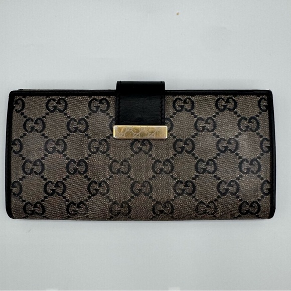 Gucci Black and Gray Women's Wallet | Good Condition - Picture 1 of 10